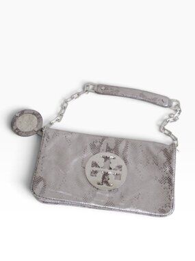 Tory Burch Snakeskin Chain Handbag